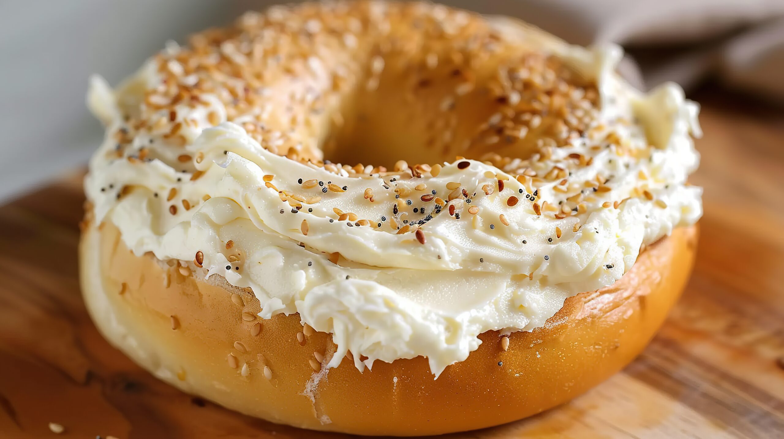 Keto bagel recipe with Greek yogurt