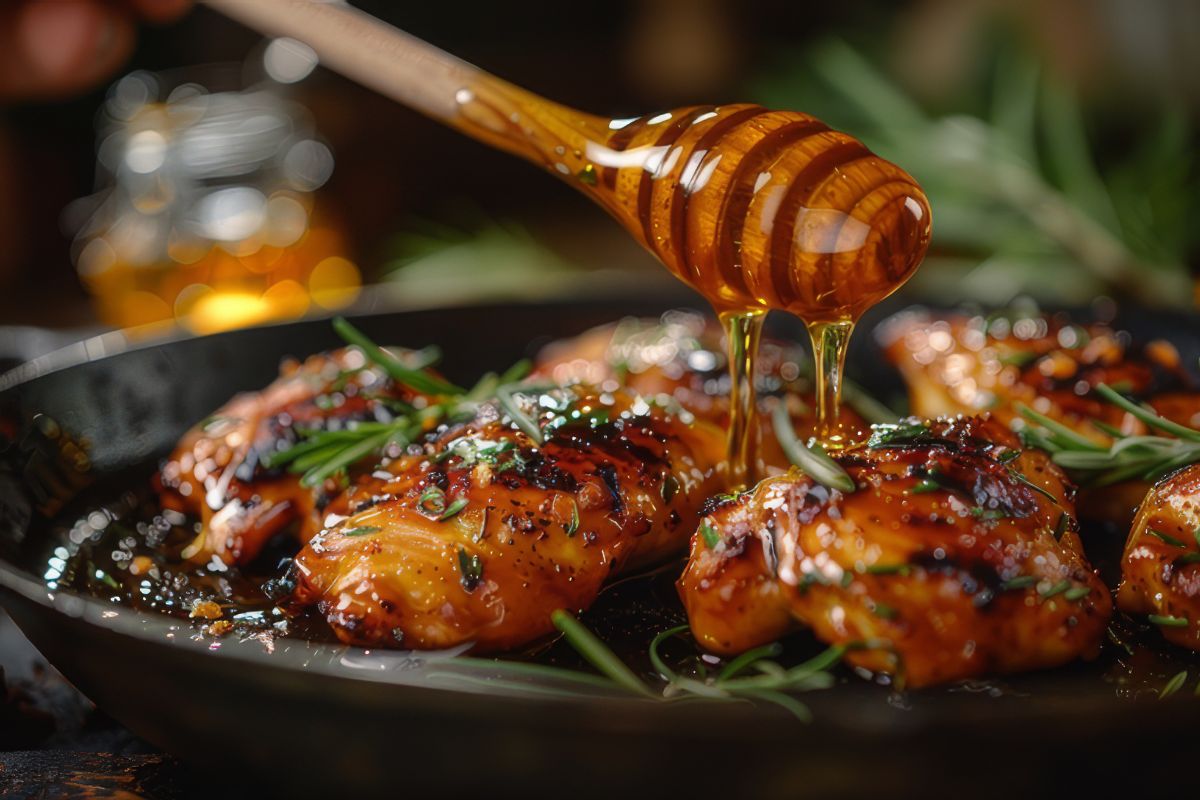 recipe for honey bourbon barbecue chicken