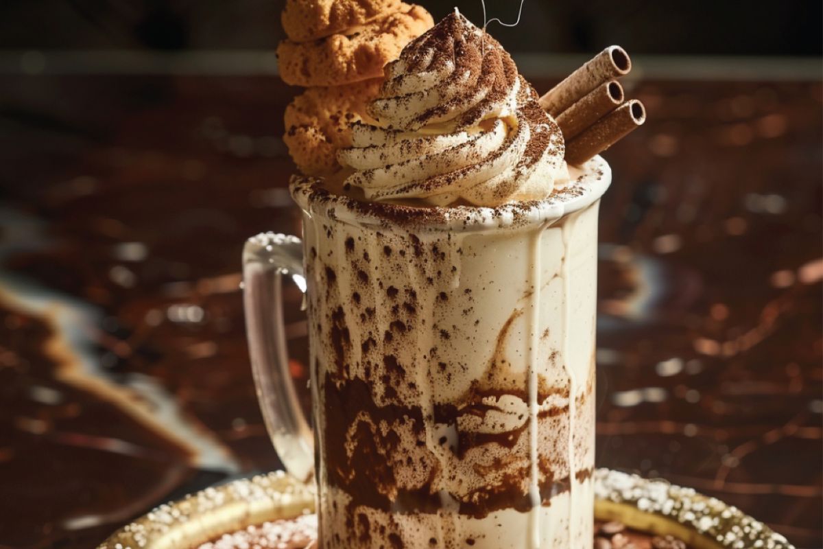 Mocha Frappuccino with cookie crumble