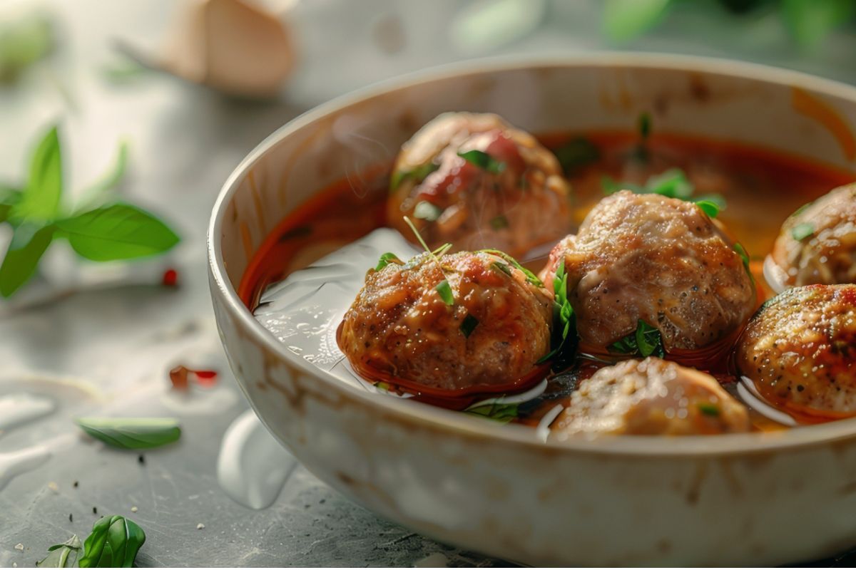 Gorgonzola cheese meatballs