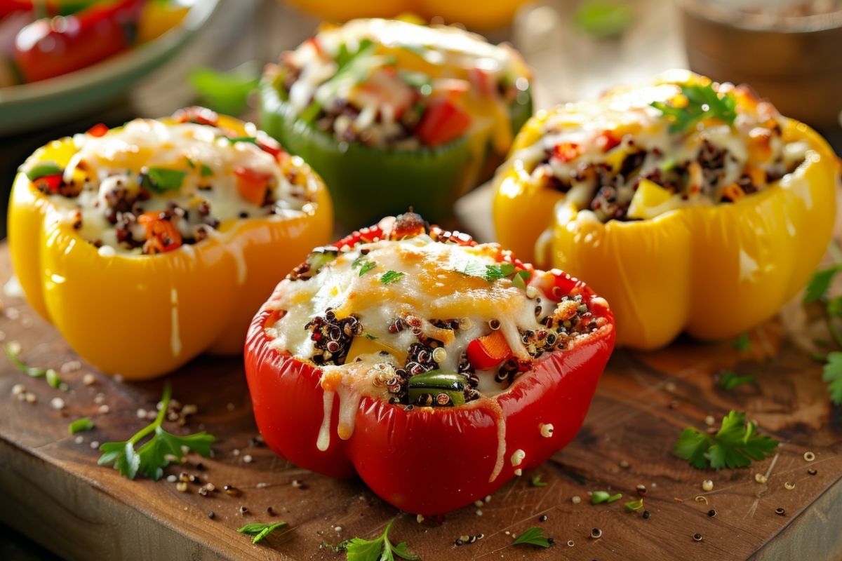 Stuffed Peppers with Cream Cheese, Keto Stuffed Peppers, Low-Carb Stuffed Peppers, Creamy Stuffed Peppers