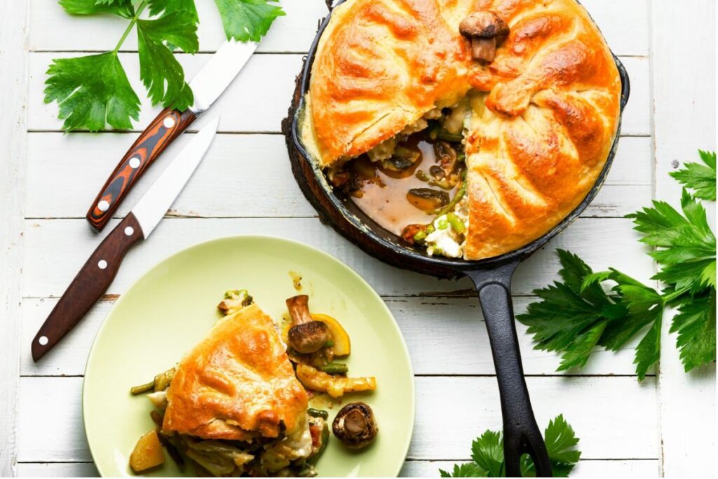 chicken pot pie with crescent rolls