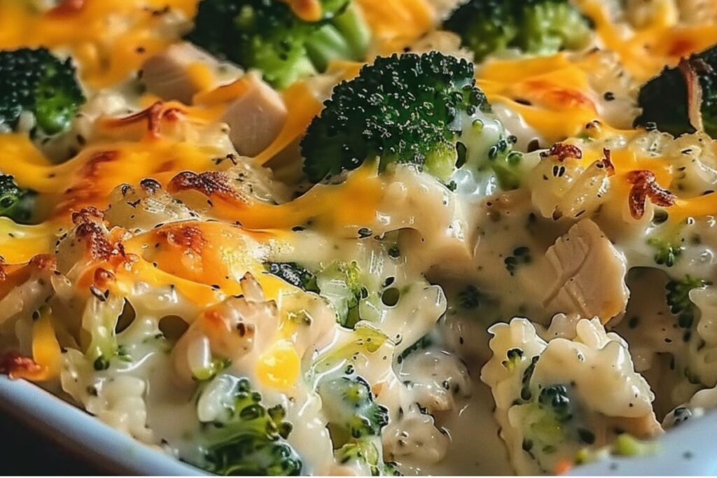 Broccoli Casserole with Cheez Whiz and Rice