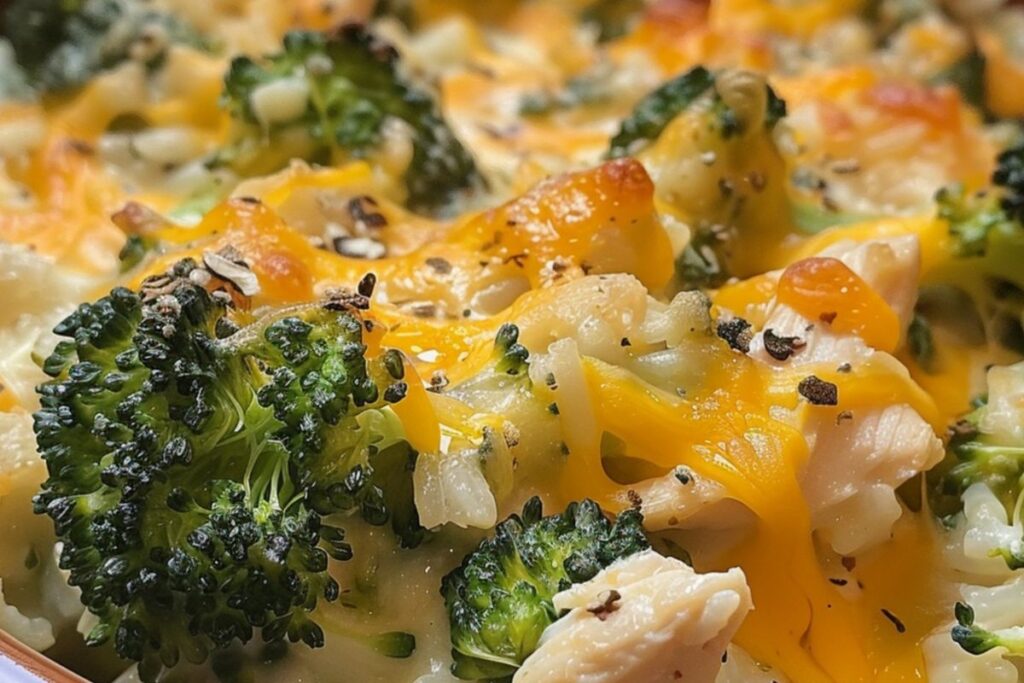 Broccoli Casserole with Cheez Whiz and Rice