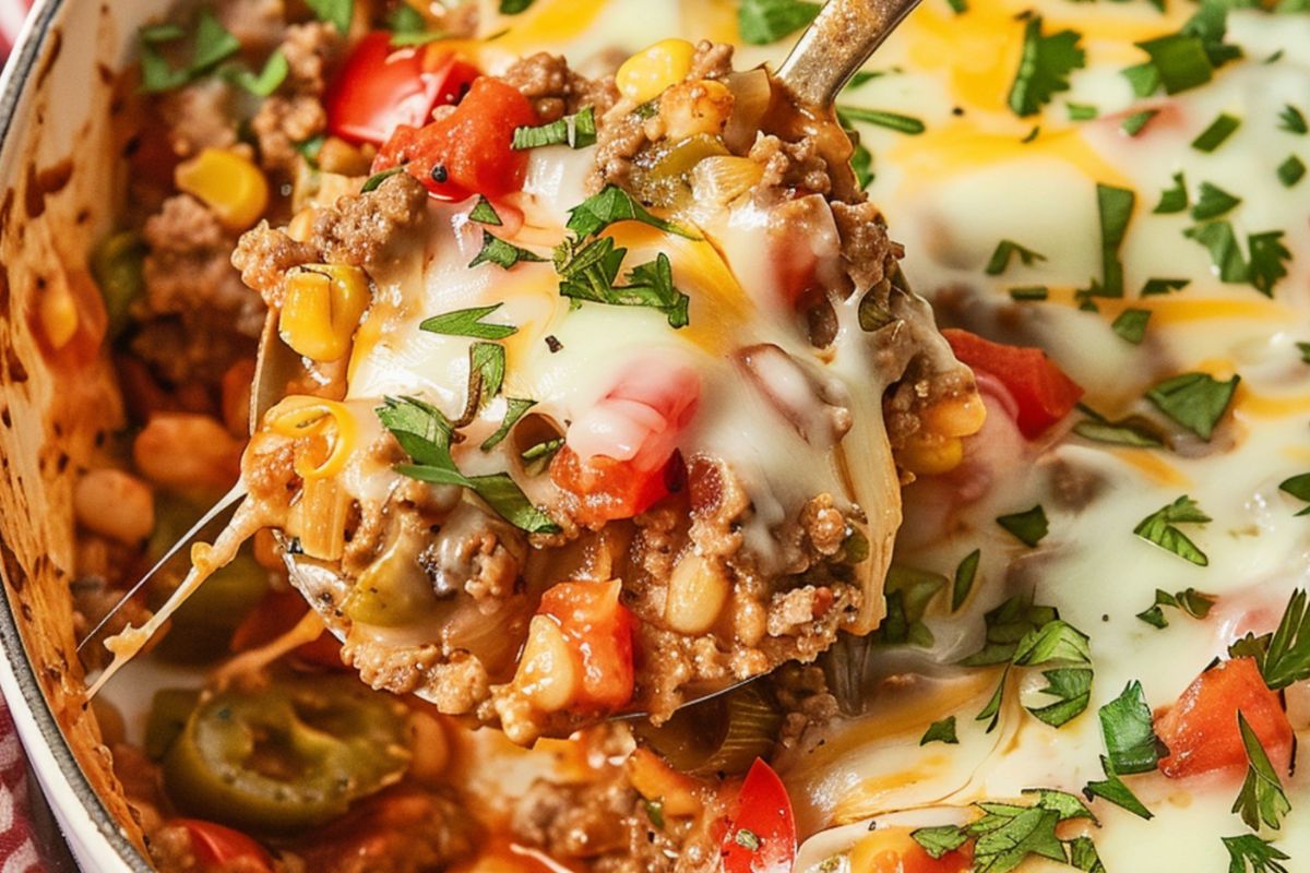 Mexican Chicken and Rice Casserole