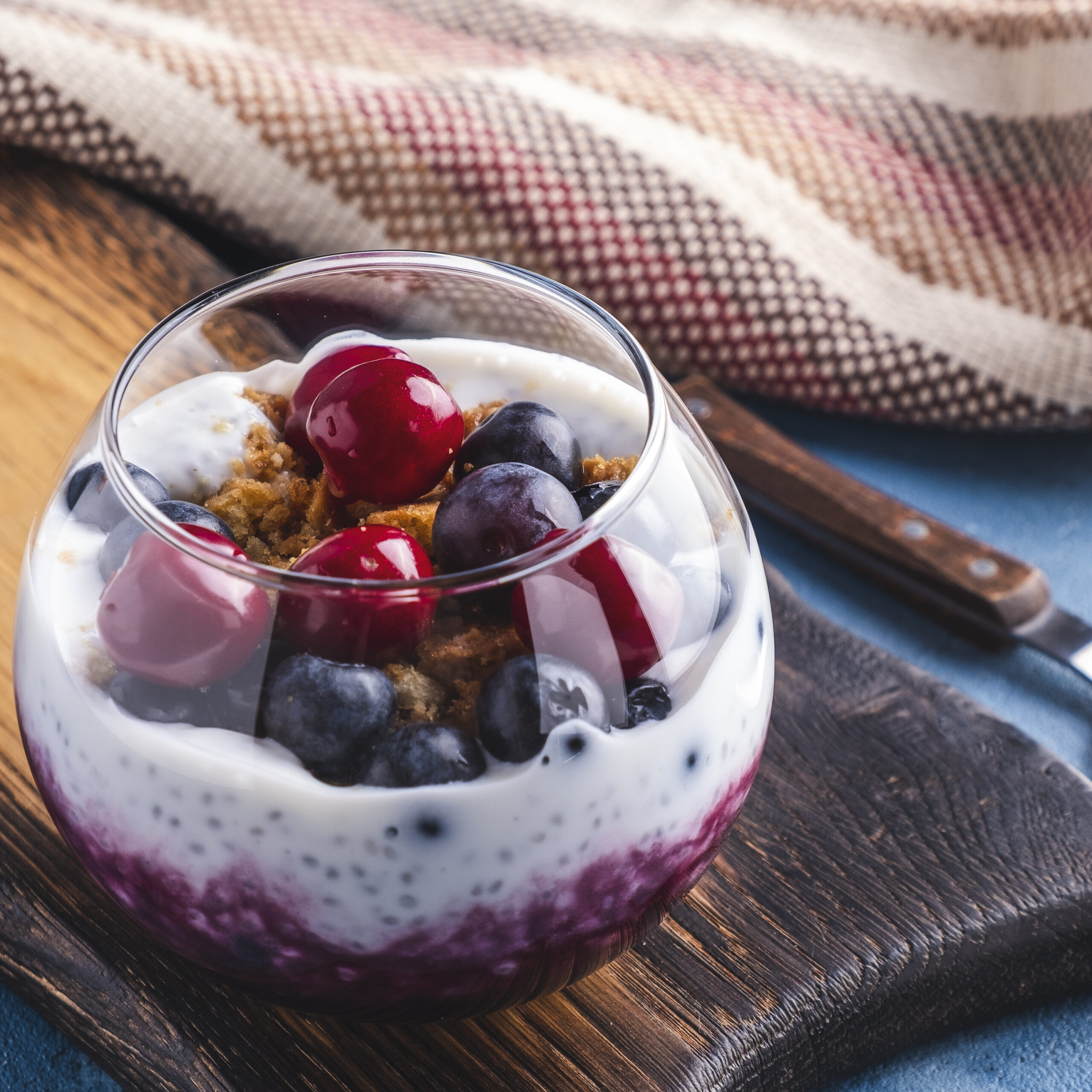 Blueberry chia pudding