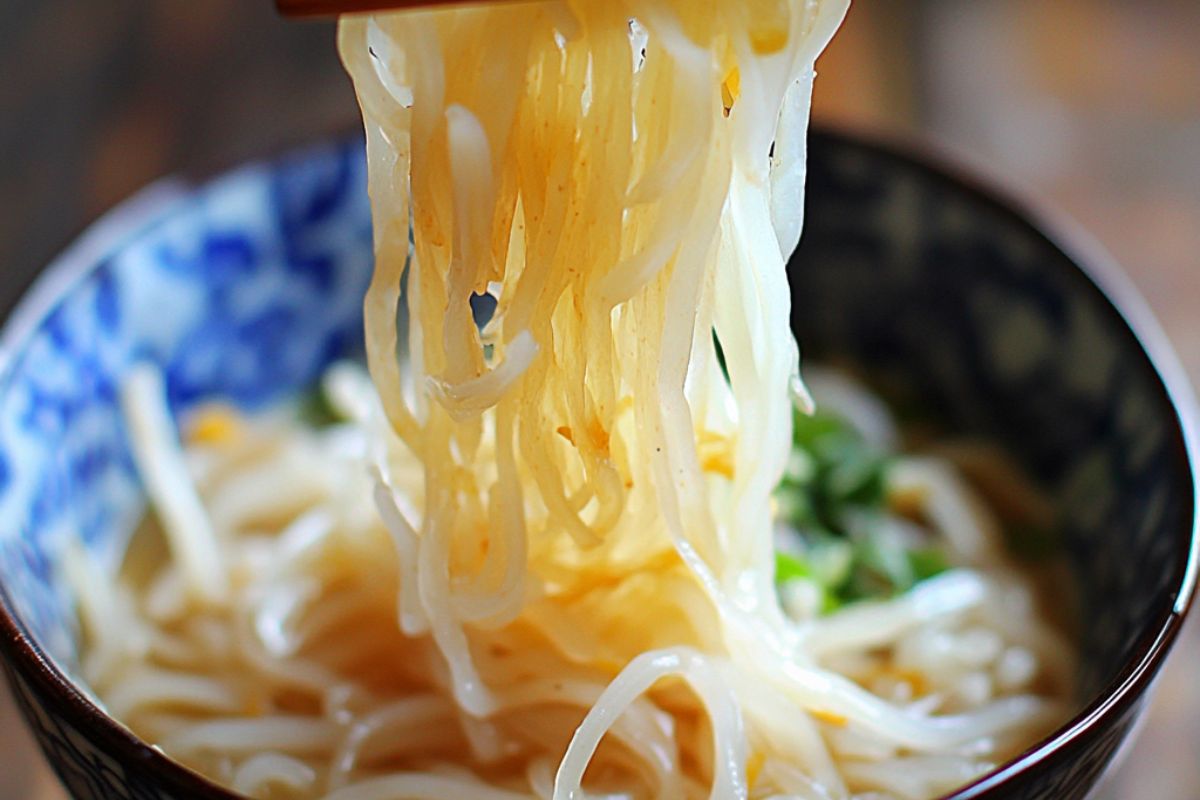 How to cook long rice noodles