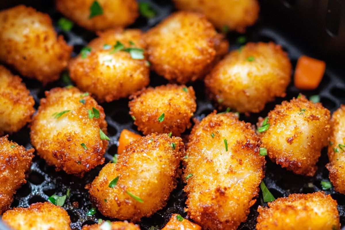 How long do fish bites take in the air fryer?