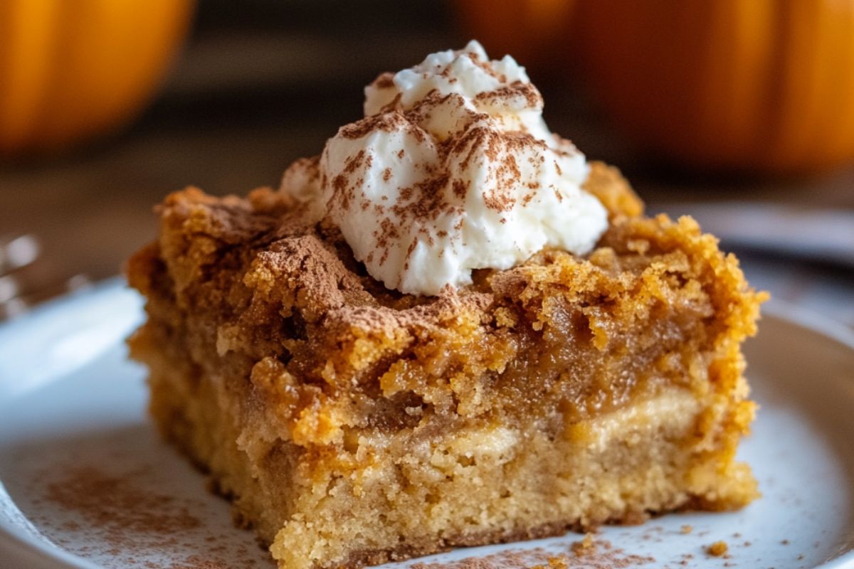 Pumpkin dump cake recipe