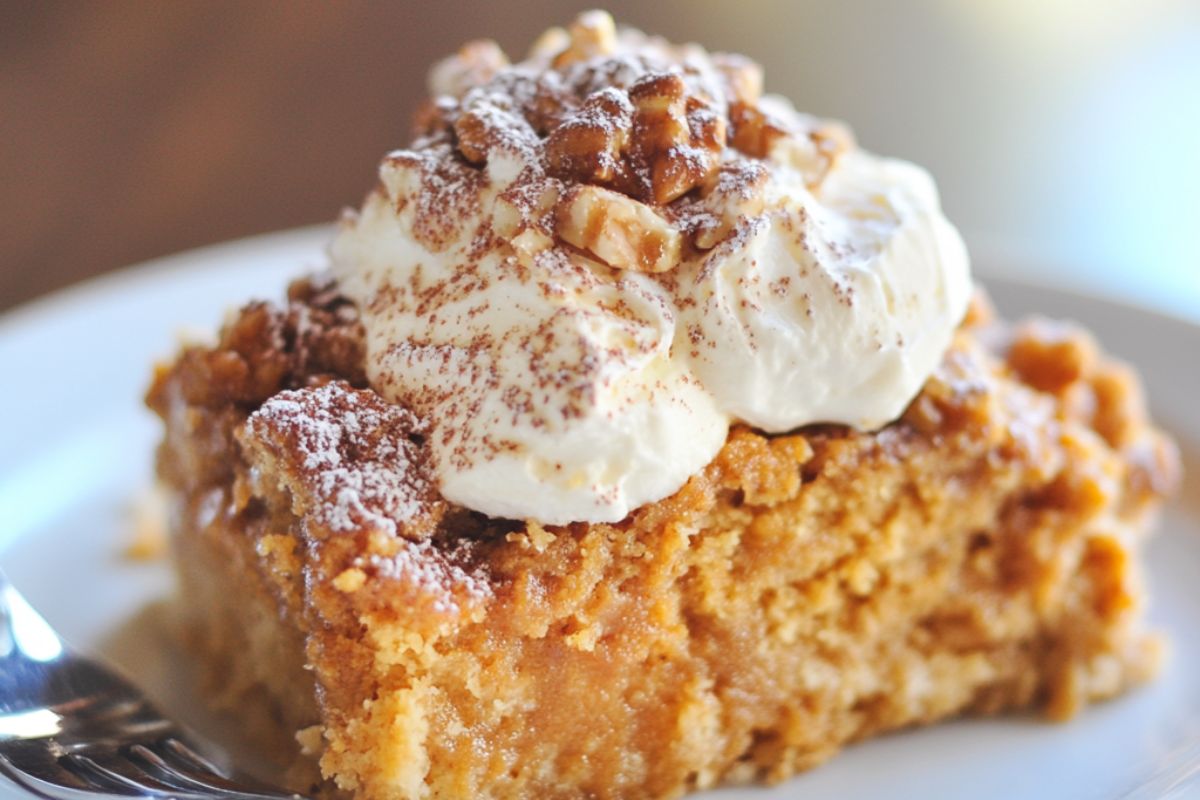 Pumpkin dump cake recipe