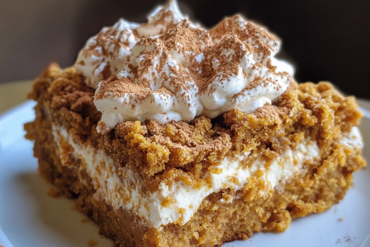 Pumpkin dump cake recipe