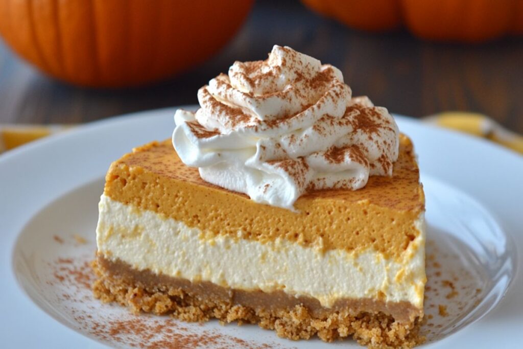 Creamy No-Bake Pumpkin Cheesecake