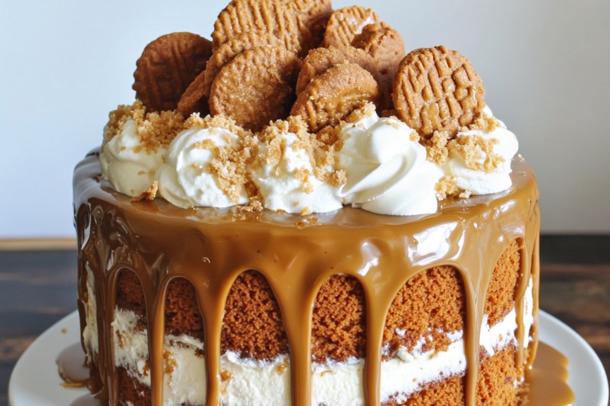 Biscoff Cookie Butter Cake